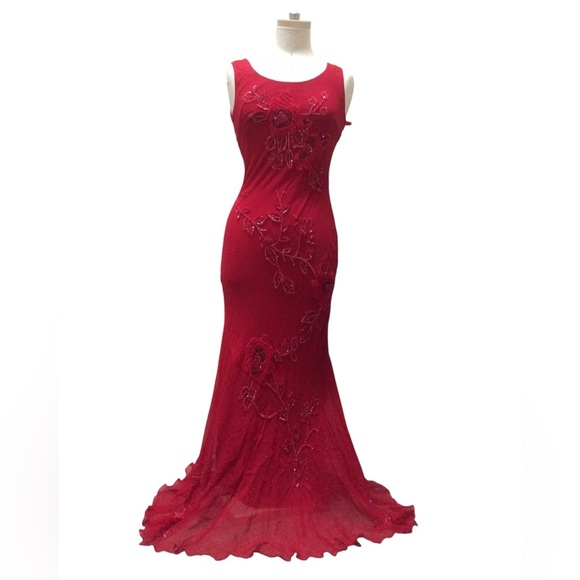 Sue Wong Red Dress - Picture 9 of 9